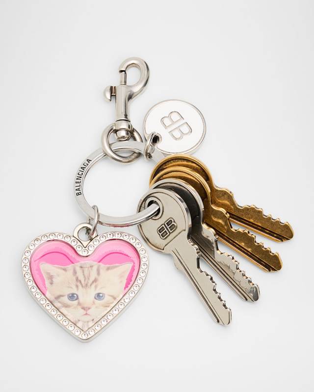 Heart Charm Keyring